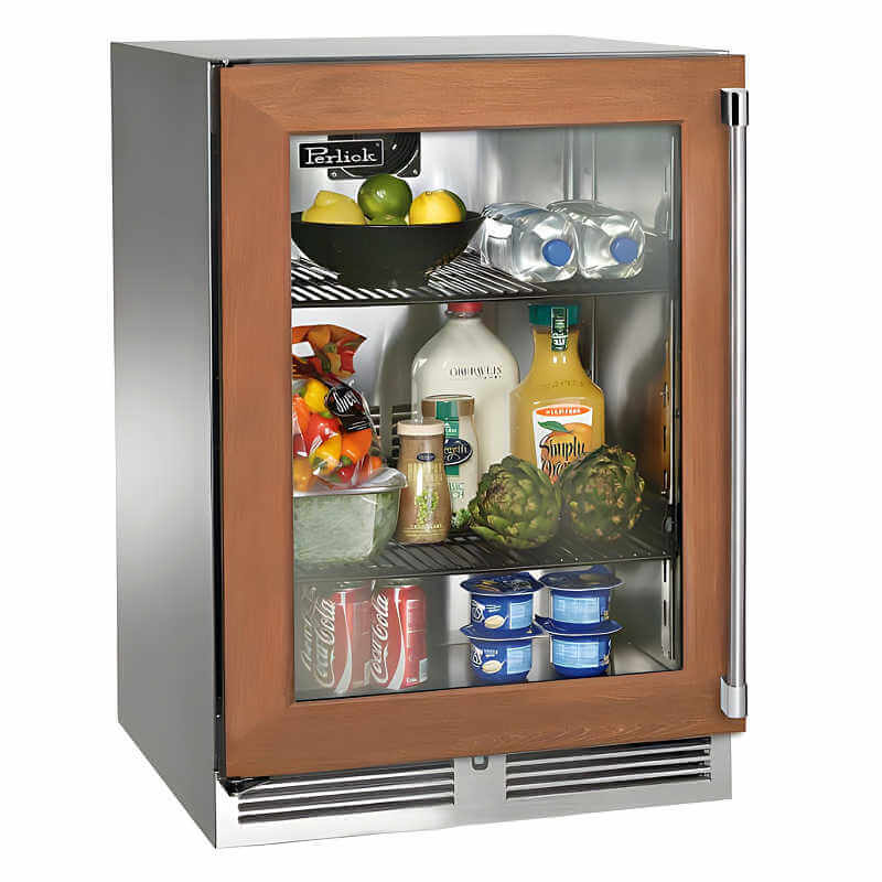 Perlick 24 - Inch Signature Series Panel Ready Glass Door Outdoor Refrigerator with Lock - HP24RO - 4 - 4 - by Perlick | Buy at Agent BBQ