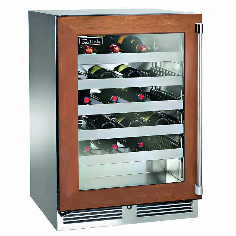 Perlick 24 - Inch Signature Series Panel Ready Glass Door Outdoor Wine Reserve - HP24WO - 4 - 4 - by Perlick | Buy at Agent BBQ