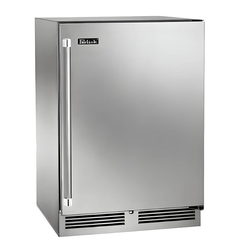 Perlick 24 - Inch Signature Series Stainless Steel Dual Zone Outdoor Refrigerator/Wine Reserve w/ Lock - HP24CO - 4 - 2 - by Perlick | Buy at Agent BBQ
