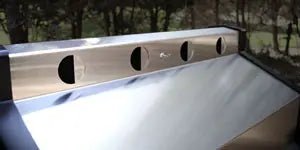 Phoenix Grills - SD Stainless Steel Propane Gas Riveted Grill Head On Stainless Steel Cart - SDRIV4LDDP - Outdoor Grills by Phoenix Grills | Buy at Agent BBQ