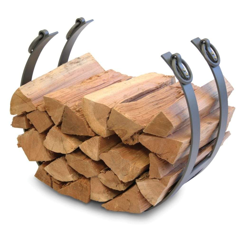 Pilgrim - 11" Natural Iron Markham Wood Holder - by Pilgrim Home & Hearth | Buy at Agent BBQ