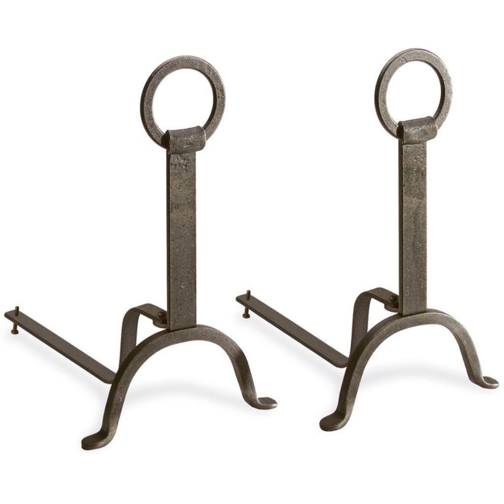 Pilgrim - 11" Vintage Iron Blacksmith Andiron - by Pilgrim Home & Hearth | Buy at Agent BBQ