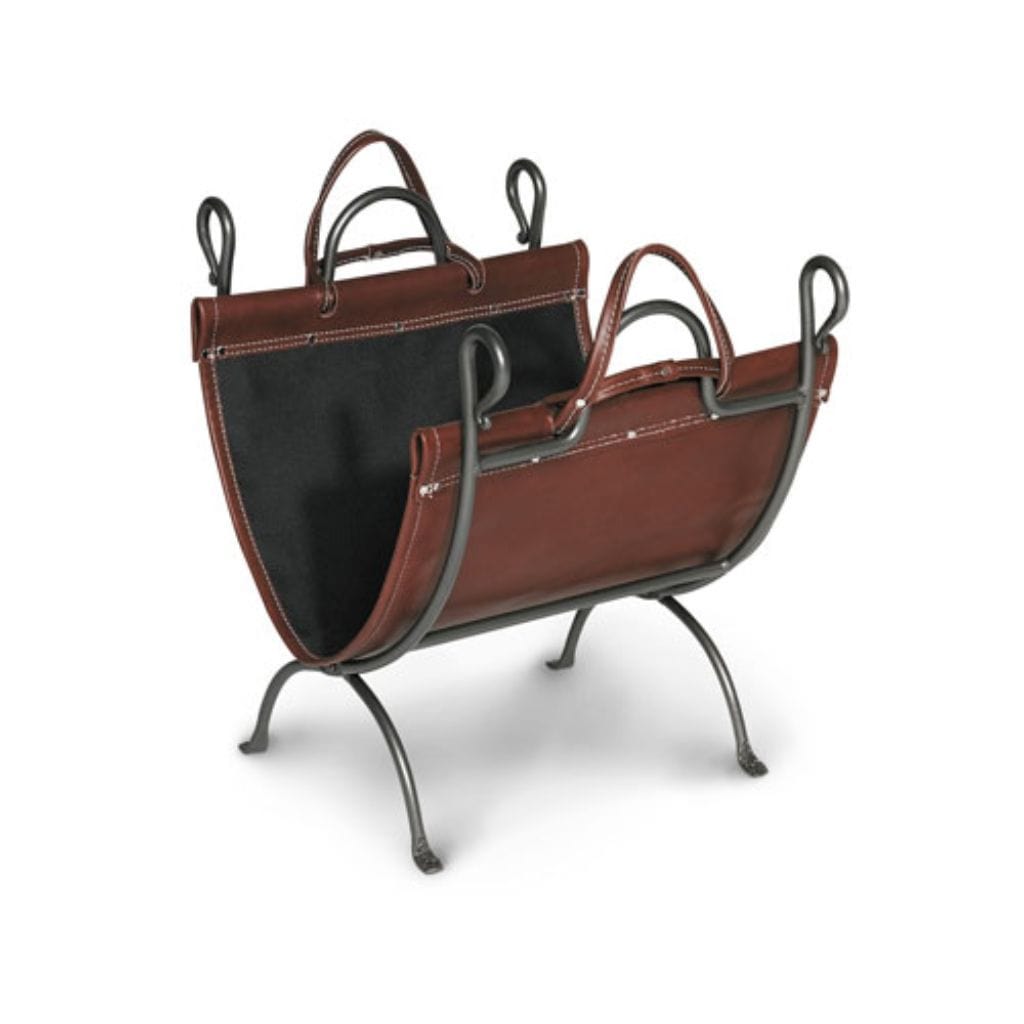 Pilgrim - 21" Vintage Iron Anvil Log Carrier - by Pilgrim Home & Hearth | Buy at Agent BBQ