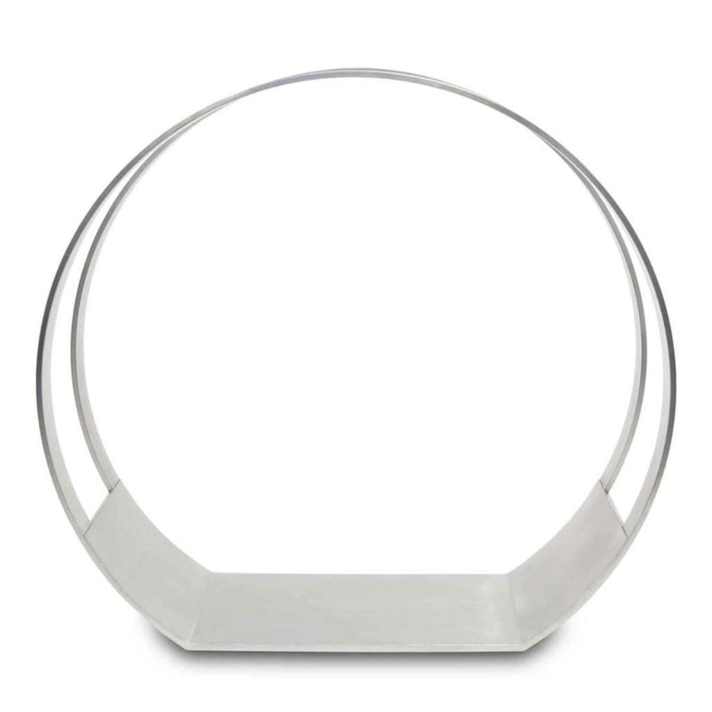 Pilgrim - 24" Stainless Steel Modern Wood Holder - by Pilgrim Home & Hearth | Buy at Agent BBQ