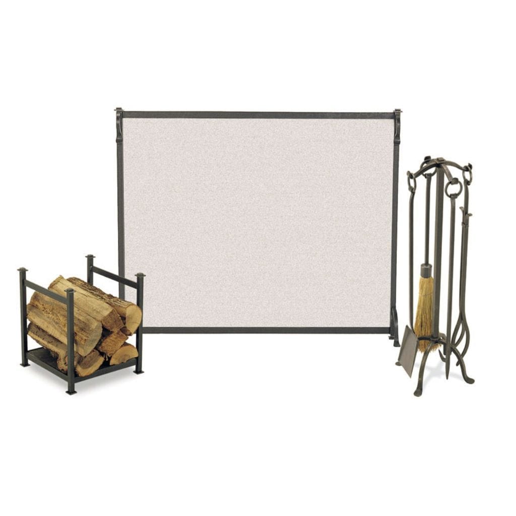 Pilgrim - 31" 4 - Piece Vintage Iron Craftsman Fireplace Tool Set - by Pilgrim Home & Hearth | Buy at Agent BBQ