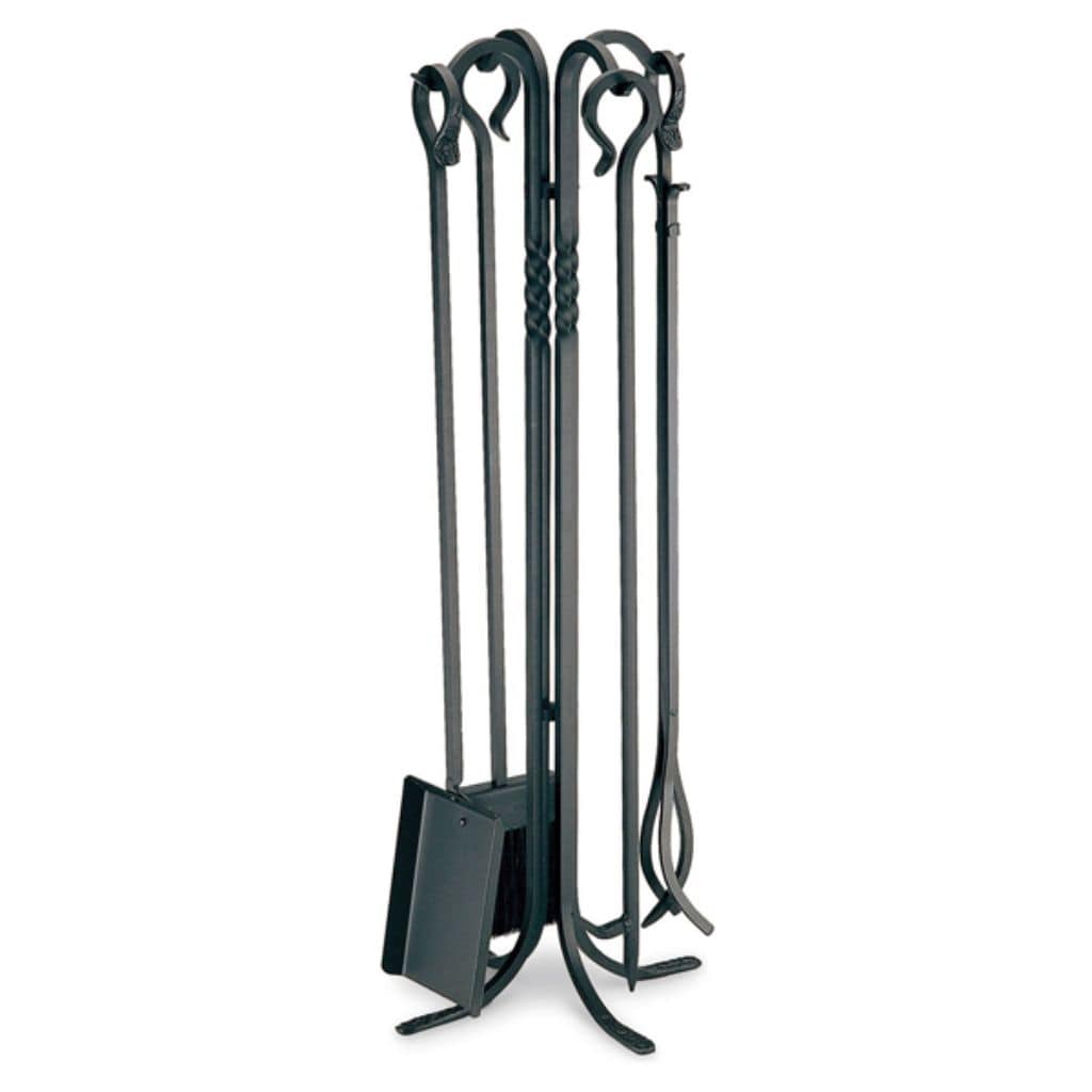 Pilgrim - 39" 4 - Piece Matte Black Lodge Tools - by Pilgrim Home & Hearth | Buy at Agent BBQ
