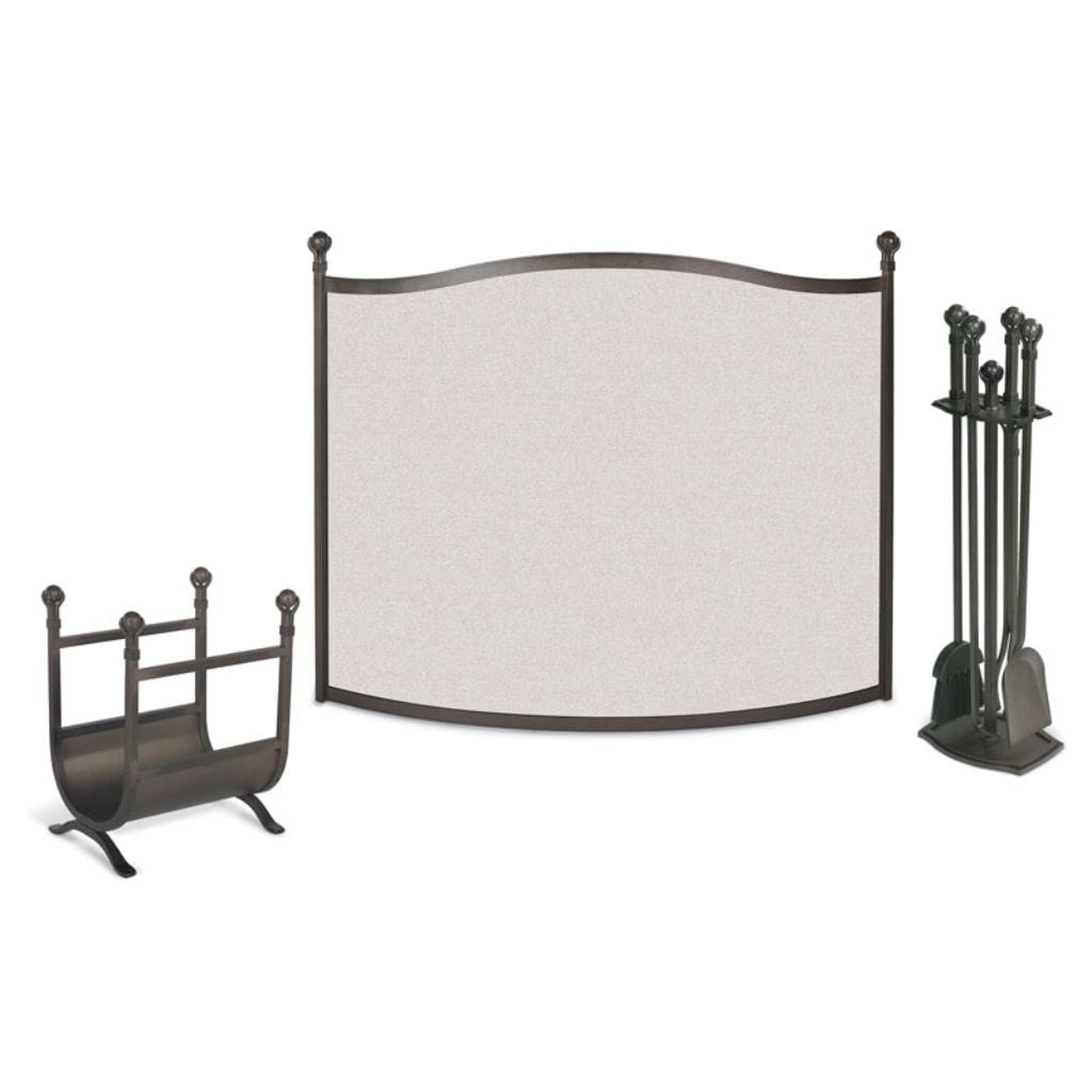 Pilgrim - 39" Black Ball and Claw Screen - by Pilgrim Home & Hearth | Buy at Agent BBQ