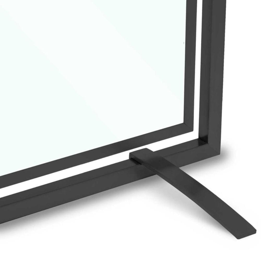 Pilgrim - 39" Black Floating Glass Single Panel - by Pilgrim Home & Hearth | Buy at Agent BBQ