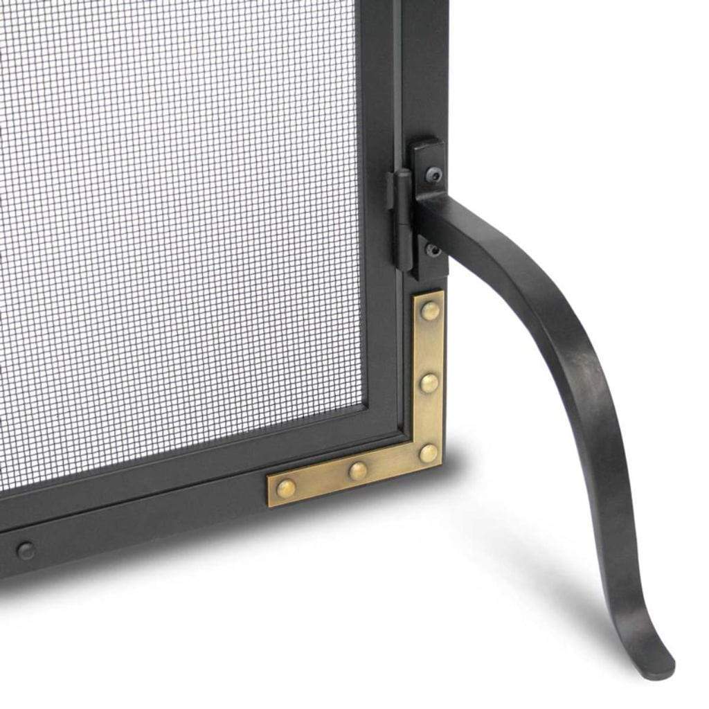 Pilgrim - 39" Black Refined Rivet Mesh Door Screen - by Pilgrim Home & Hearth | Buy at Agent BBQ
