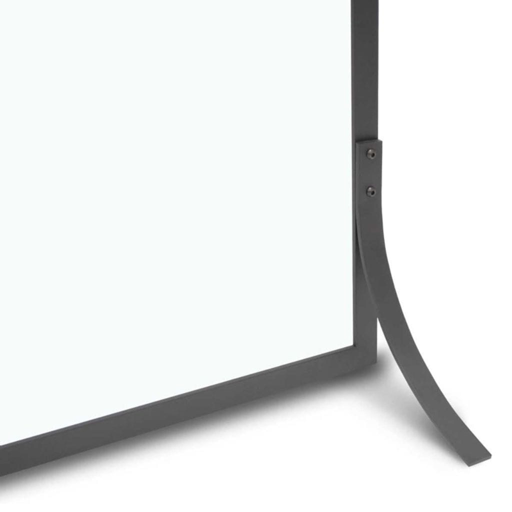 Pilgrim - 39" Black Valiant Single Panel Glass - by Pilgrim Home & Hearth | Buy at Agent BBQ