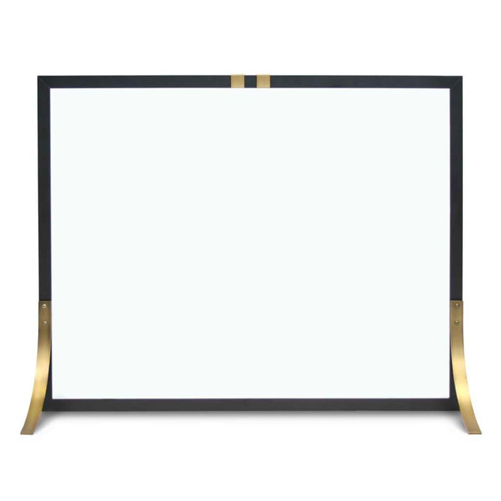 Pilgrim - 39" Black Valiant Single Panel Glass - by Pilgrim Home & Hearth | Buy at Agent BBQ