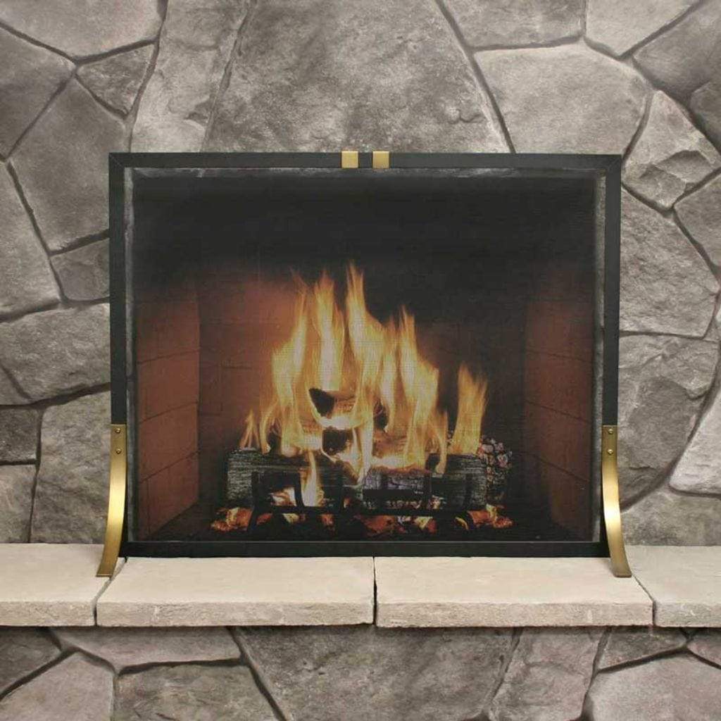 Pilgrim - 39" Black Valiant Single Panel Mesh - by Pilgrim Home & Hearth | Buy at Agent BBQ