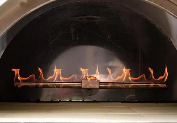 Pinnacolo - Ibrido Hybrid Gas/Wood Oven with Cart, 35,000 btu LP Burner, Includes Premium Accessory Package - PPO - 1 - 03 - pizza ovens by Pinnacolo | Buy at Agent BBQ
