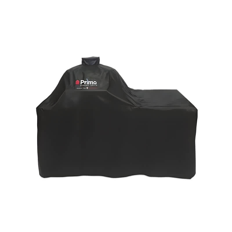 Grill Cover for LG 300 or JR 200 with Cypress Countertop Table - by Primo Grills | Buy at Agent BBQ