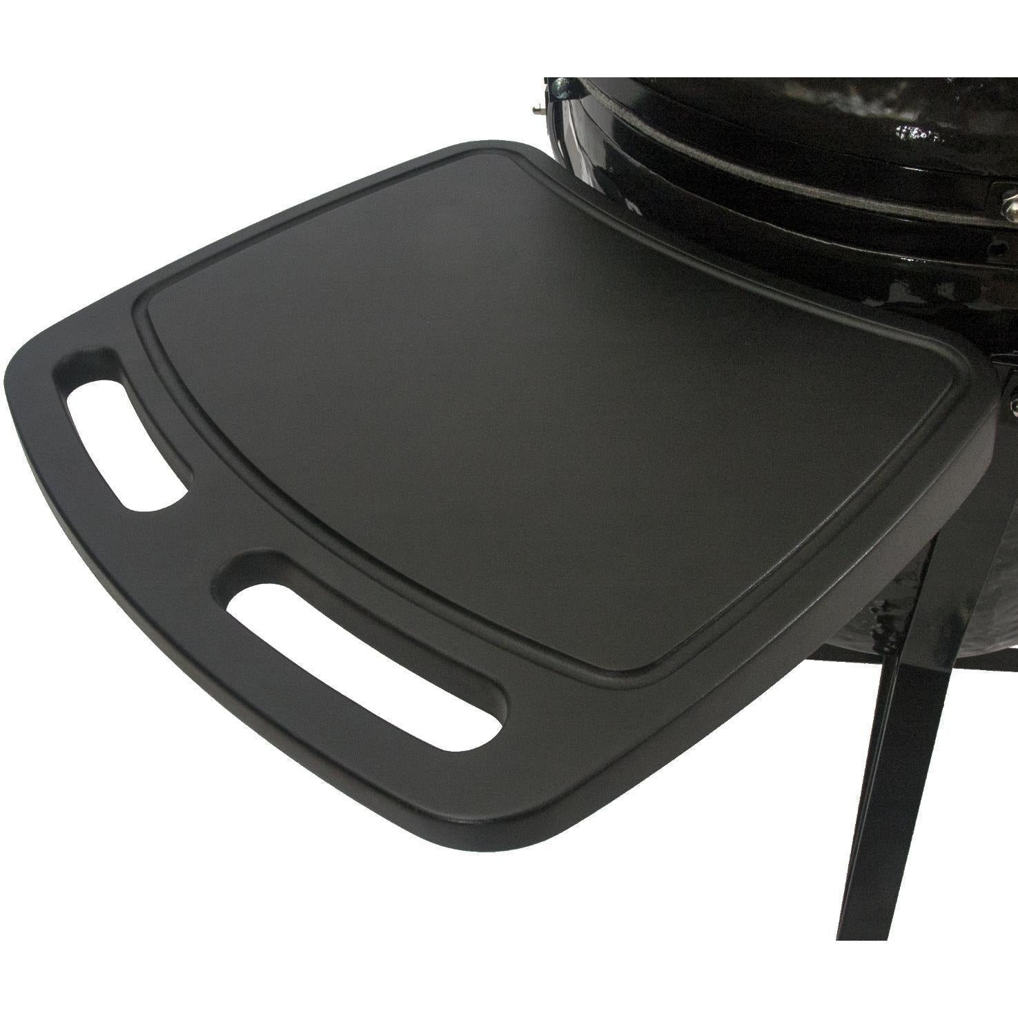 Primo All - In - One Oval Junior 200 Ceramic Kamado Grill With Cradle, Side Shelves And Stainless Steel Grates - PGCJRC - by Primo Grills | Buy at Agent BBQ