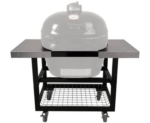Primo Cart Base with Basket and Stainless Side Shelves - by Primo Grills | Buy at Agent BBQ