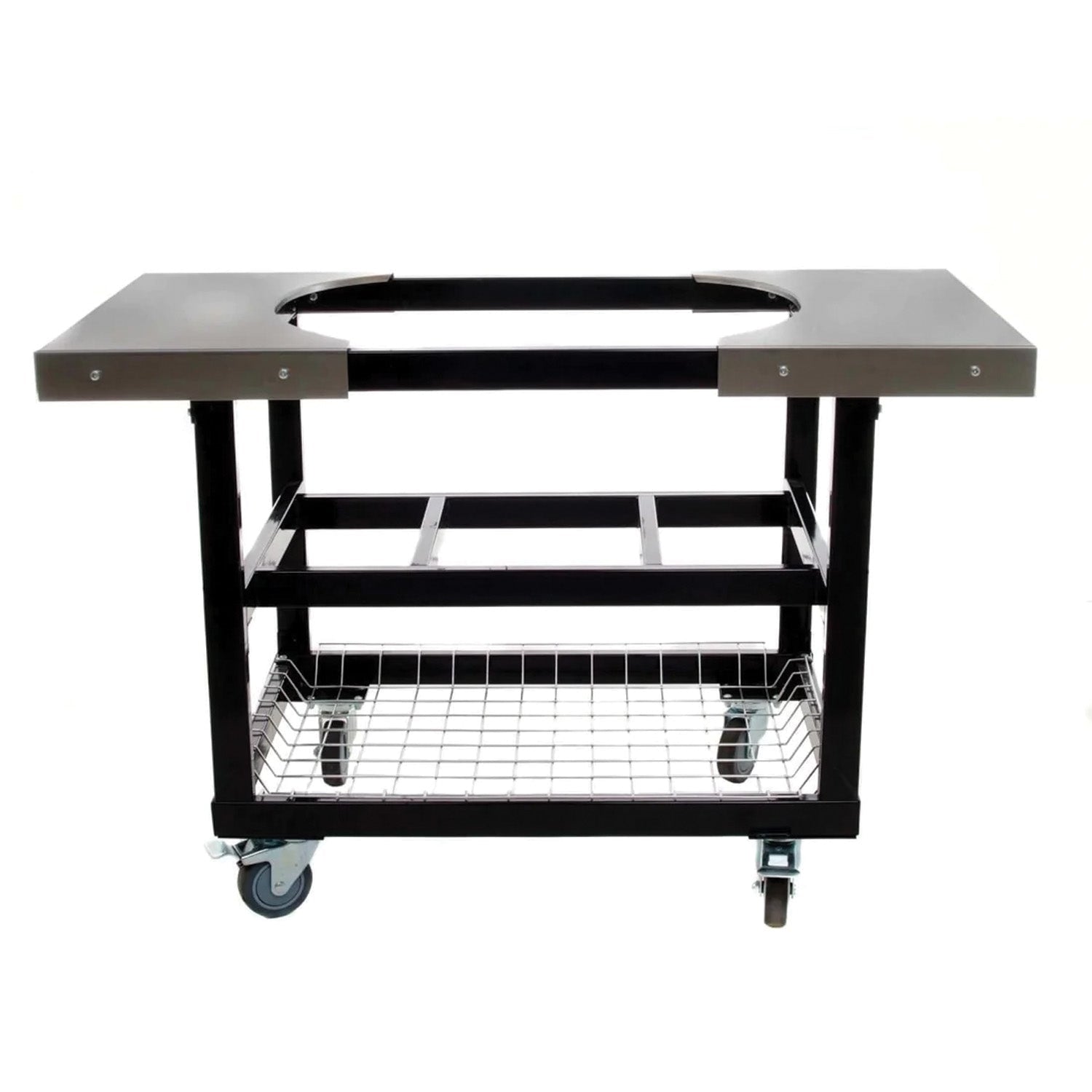 Primo Cart Base with Basket and Stainless Side Shelves - by Primo Grills | Buy at Agent BBQ