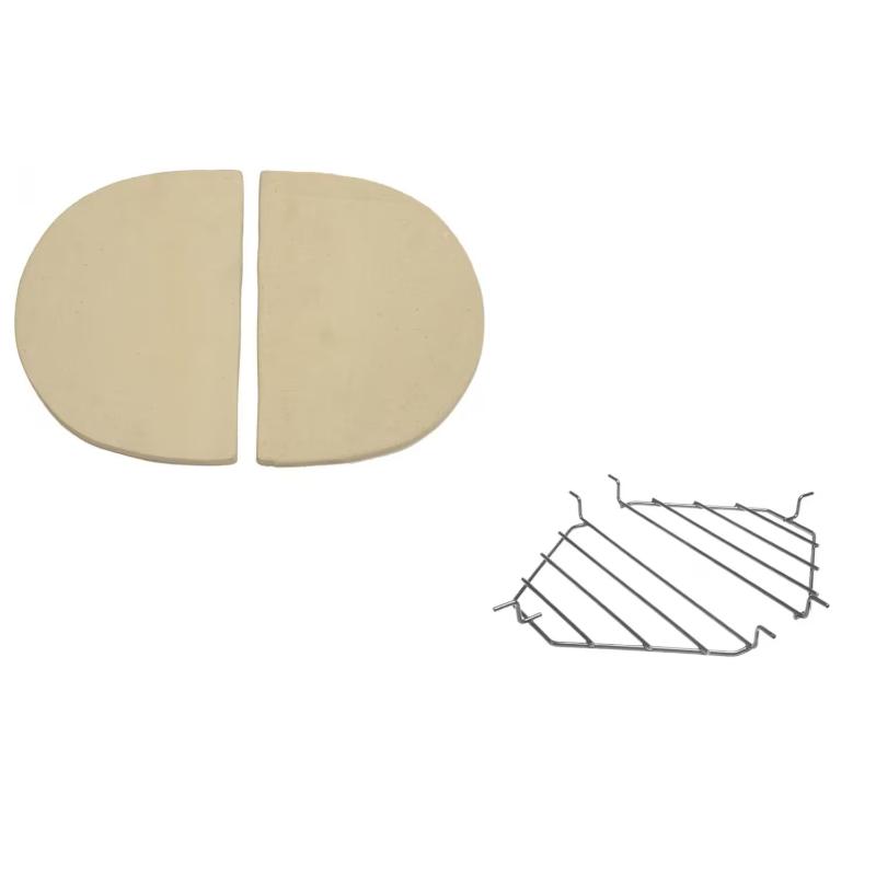 Primo Ceramic Heat Deflector Kit For Primo Oval Large 300 Kamado - by Primo Grills | Buy at Agent BBQ
