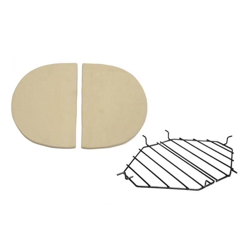 Primo Ceramic Heat Deflector Kit For Primo Oval XXL 500 Kamado - by Primo Grills | Buy at Agent BBQ