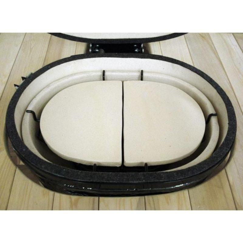 Primo Ceramic Heat Deflector Kit For Primo Oval XXL 500 Kamado - by Primo Grills | Buy at Agent BBQ