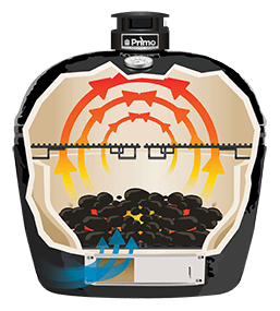 Primo Oval XXL 500 Charcoal Ceramic Kamado Grill PGCXXLH - Grills by Primo Grills | Buy at Agent BBQ