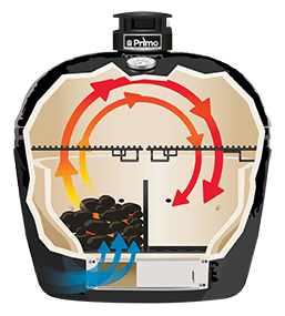Primo Oval XXL 500 Charcoal Ceramic Kamado Grill PGCXXLH - Grills by Primo Grills | Buy at Agent BBQ