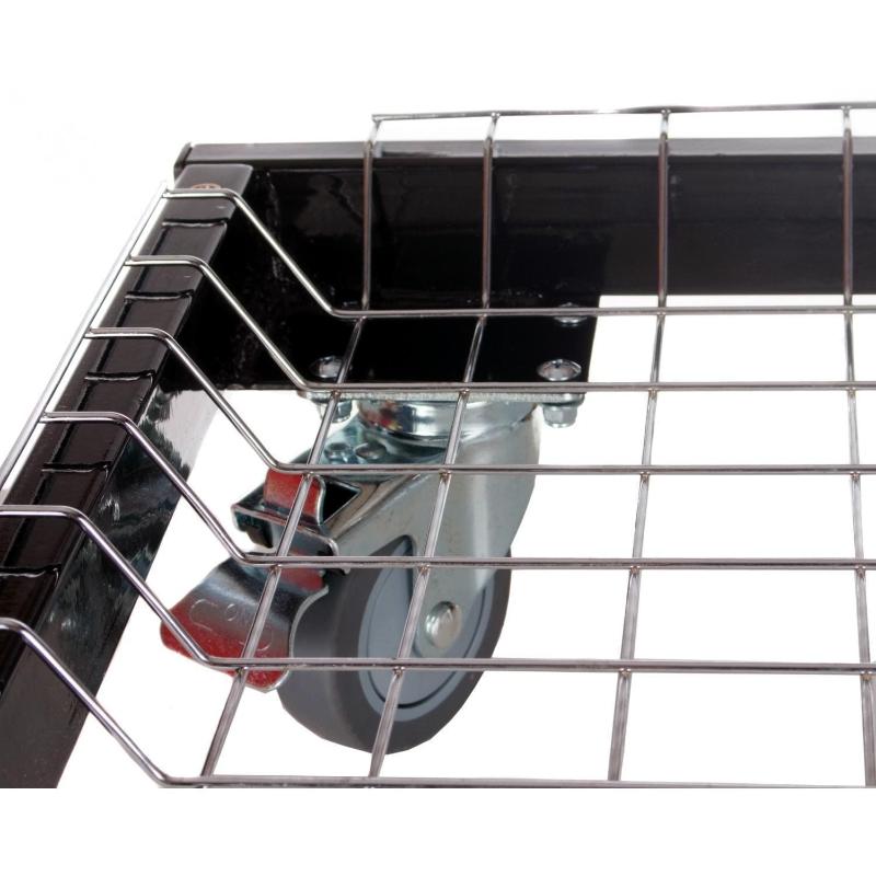 Primo Steel Cart With Stainless Steel Side Tables For Oval Junior - PG00320 - by Primo Grills | Buy at Agent BBQ