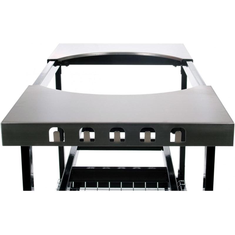Primo Steel Cart With Stainless Steel Side Tables For Oval XL / Oval Large - PG00370 - by Primo Grills | Buy at Agent BBQ