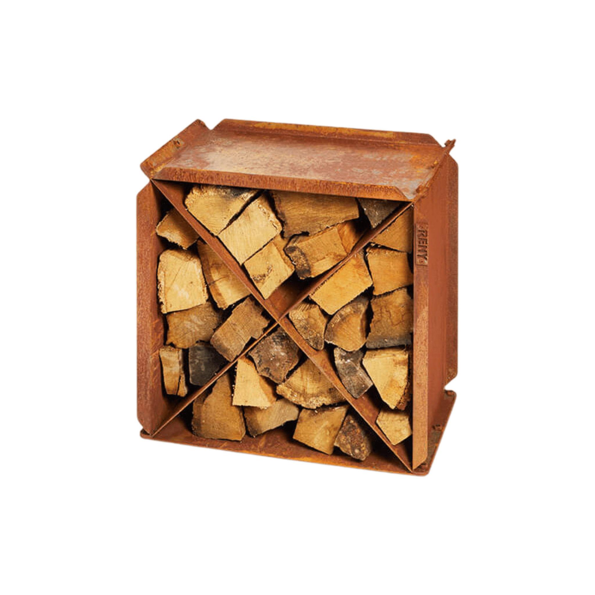 RB73 BloX 2mm CorTen Steel Wood Storage - by RB73 | Buy at Agent BBQ