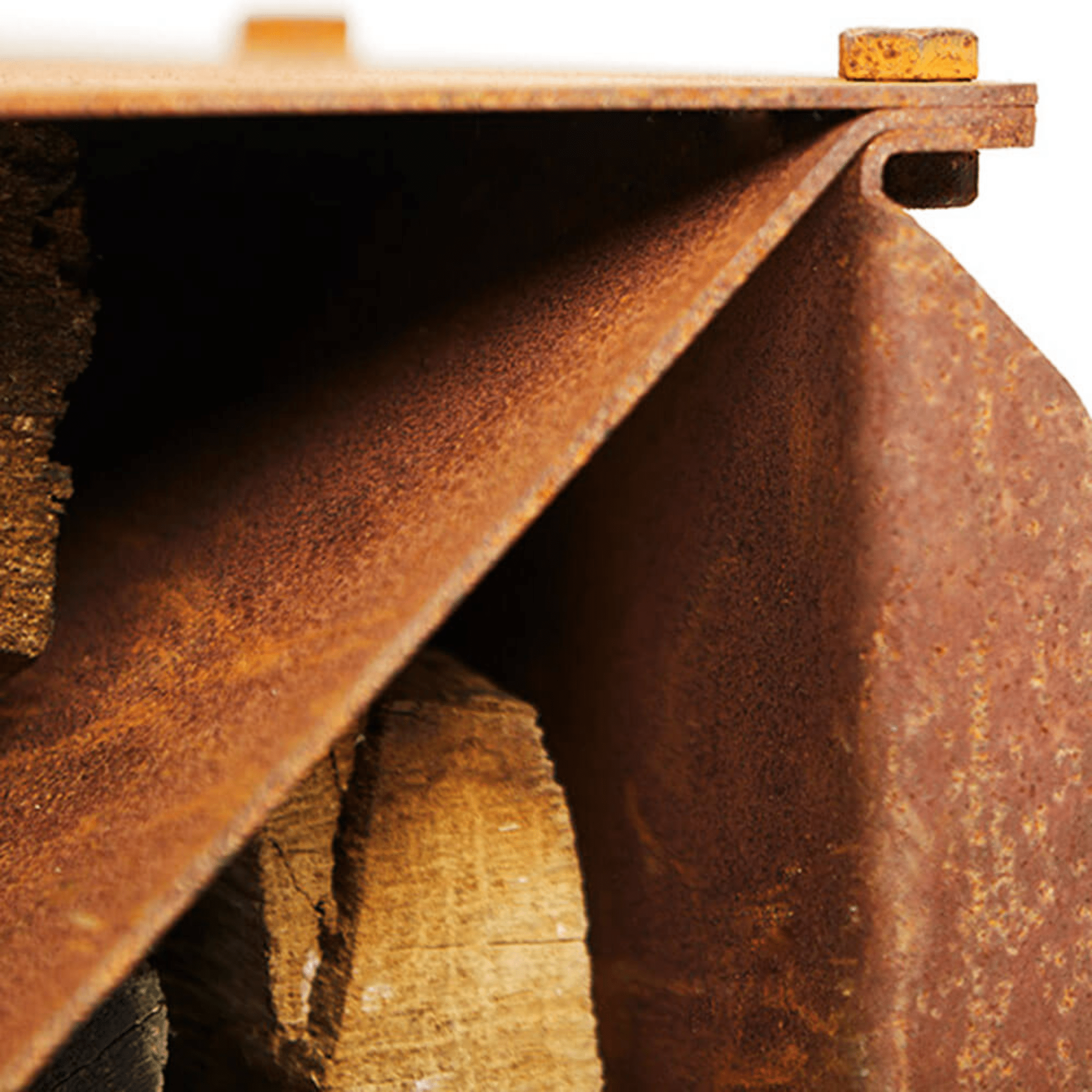 RB73 BloXX 2mm CorTen Steel Wood Storage - by RB73 | Buy at Agent BBQ