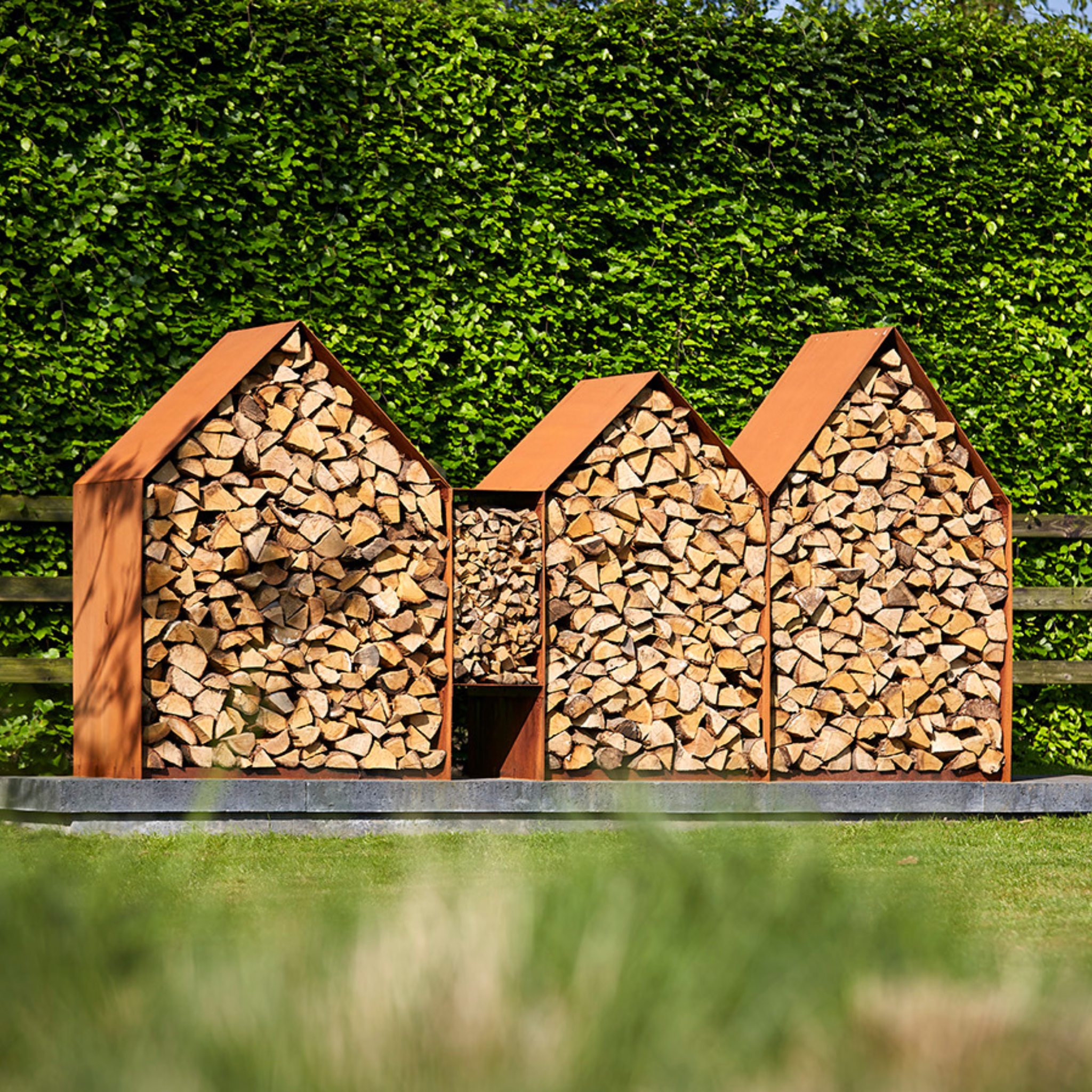 RB73 Bruges 3 Houses Wood Storage - by RB73 | Buy at Agent BBQ