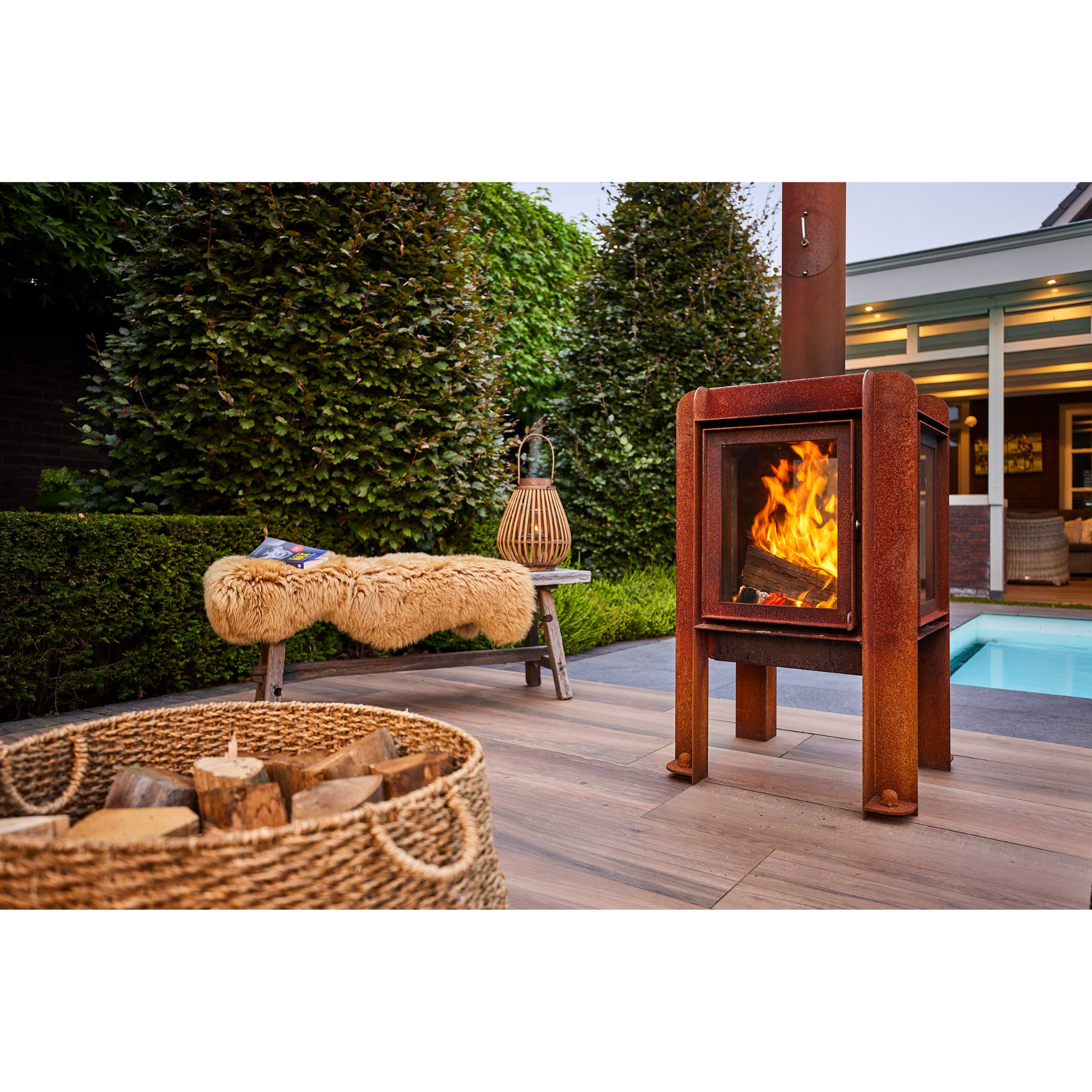 RB73 Fennek 50 4 - Sided Glass Fireplace - by RB73 | Buy at Agent BBQ