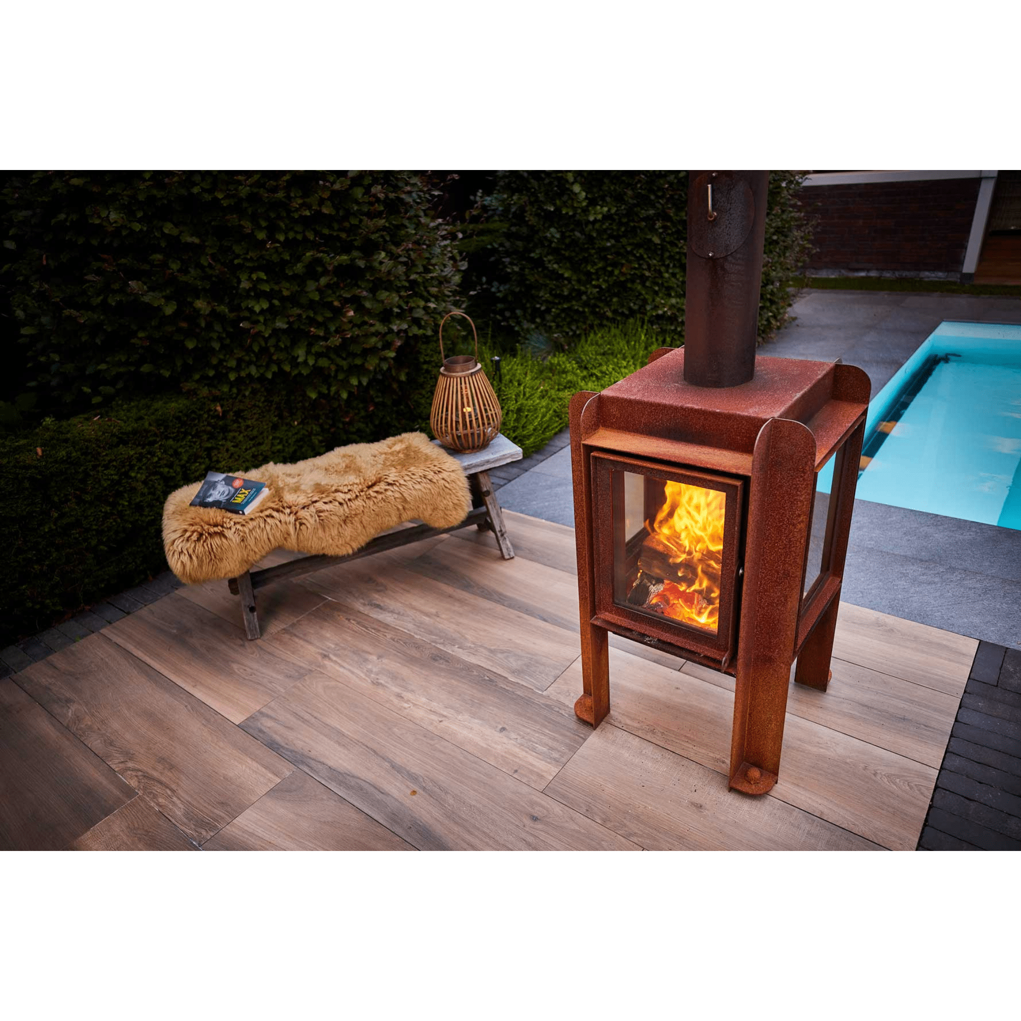 RB73 Fennek 50 4 - Sided Glass Fireplace - by RB73 | Buy at Agent BBQ