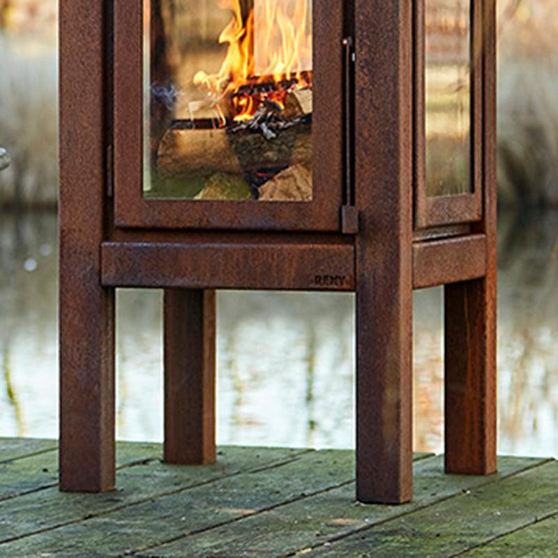 RB73 Quaruba XXL 3 - Sided Glass Fireplace - by RB73 | Buy at Agent BBQ