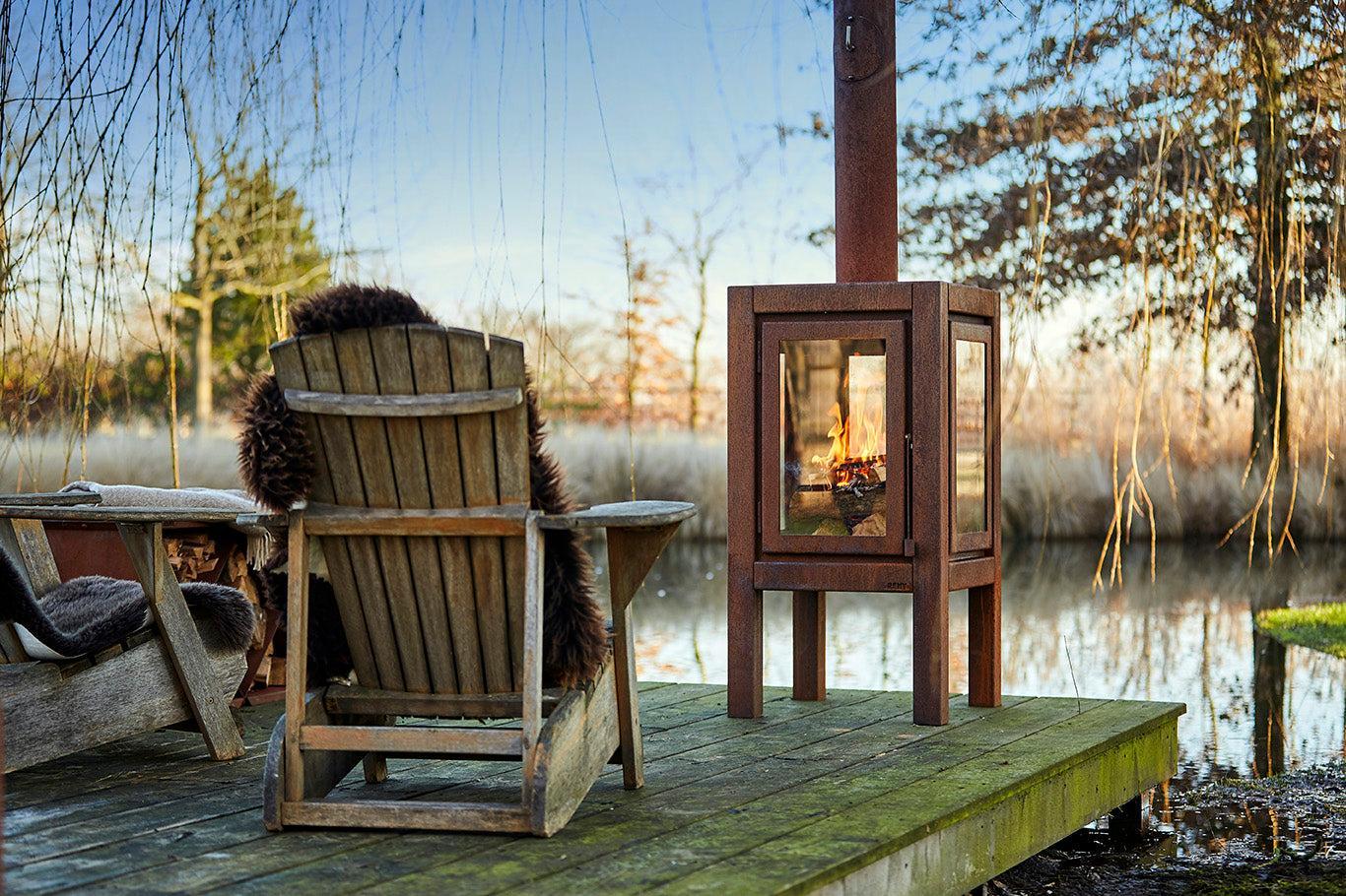 RB73 Quaruba XXL 3 - Sided Glass Fireplace - by RB73 | Buy at Agent BBQ