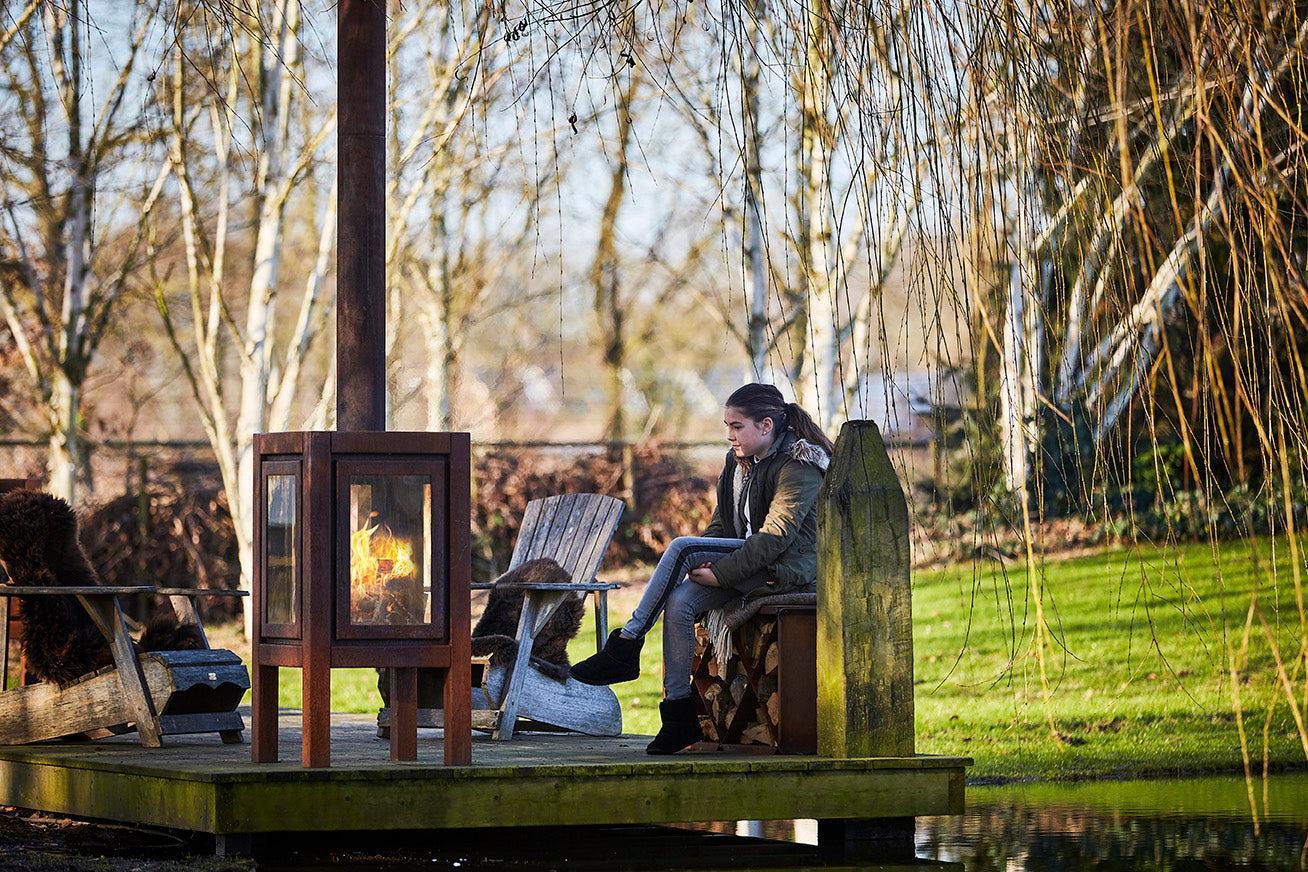 RB73 Quaruba XXL 3 - Sided Glass Fireplace - by RB73 | Buy at Agent BBQ