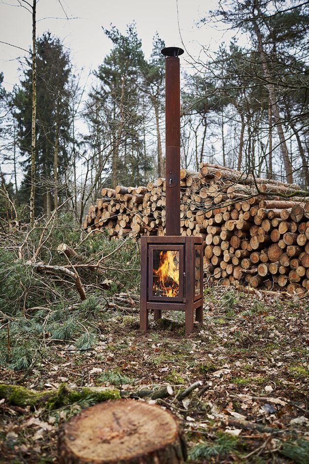 RB73 Quaruba XXL 3 - Sided Glass Fireplace - by RB73 | Buy at Agent BBQ