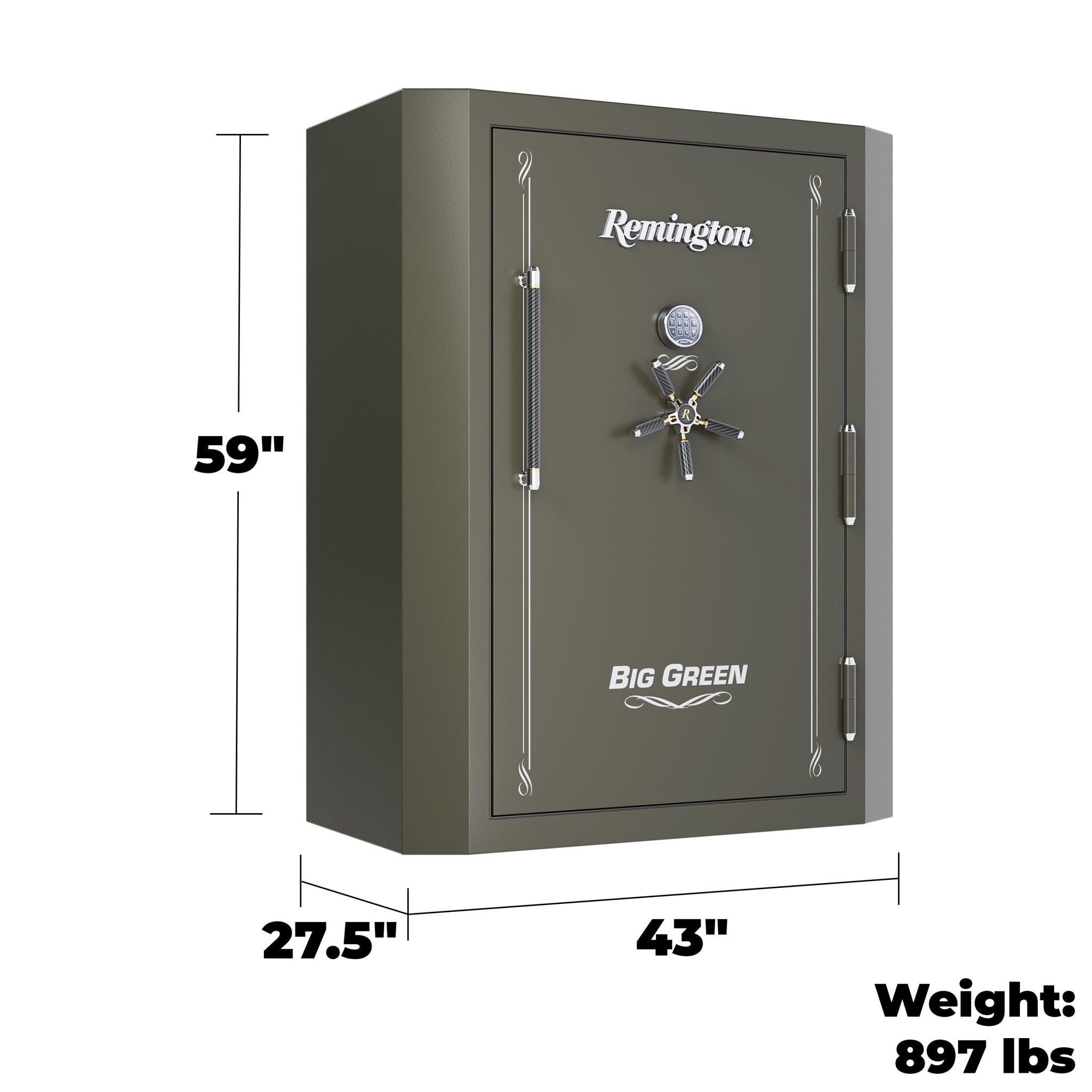 Remington SAR5952-BG Big Green 52 Gun Safe - Gun Safes & Rifle Safe Products by Remington | Buy at Agent BBQ