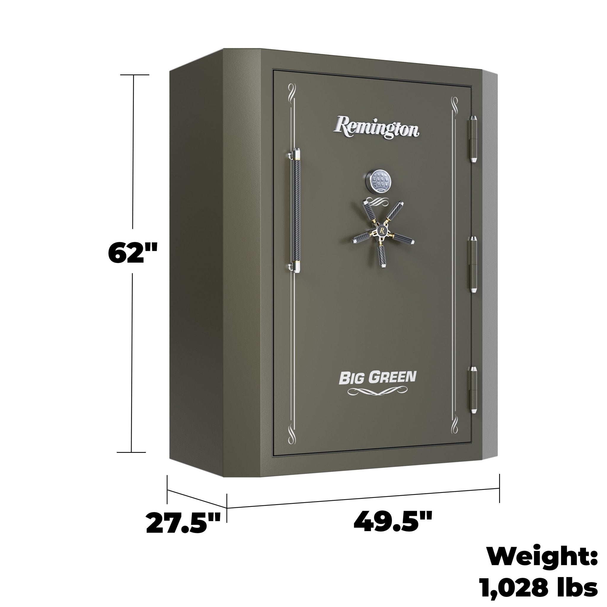 Remington SAR6268-BG Big Green 68 Gun Safe - Gun Safes & Rifle Safe Products by Remington | Buy at Agent BBQ