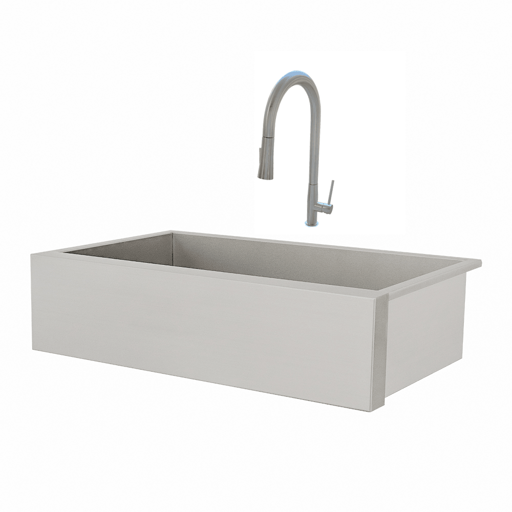32" Outdoor Farm House Sink - RSNK3A - Outdoor Sinks by Renaissance Cooking Systems | Buy at Agent BBQ