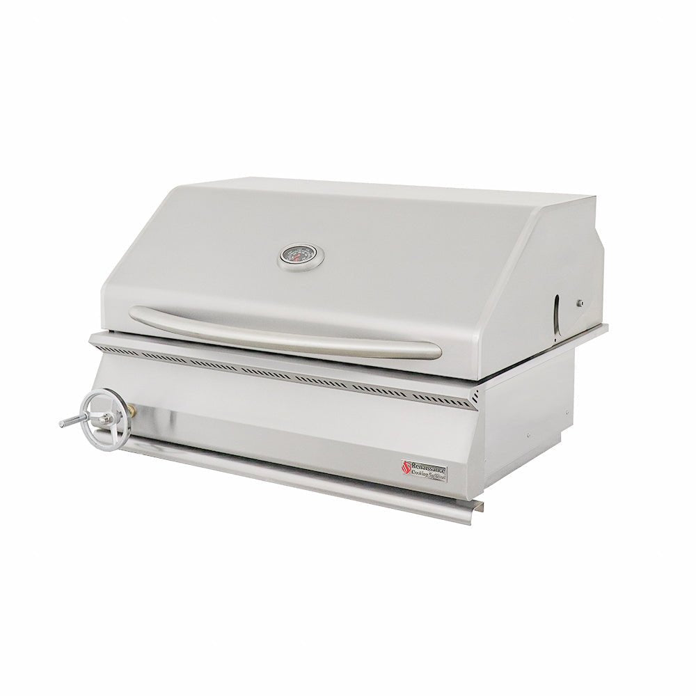 32" Premier Built - In Charcoal Grill - RJCC32A - Charcoal Built - In Grill by Renaissance Cooking Systems | Buy at Agent BBQ
