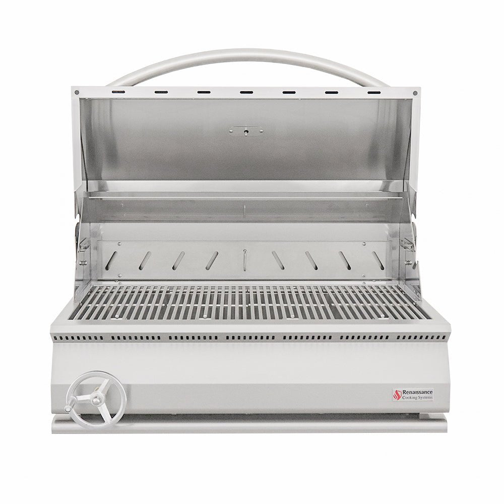32" Premier Built - In Charcoal Grill - RJCC32A - Charcoal Built - In Grill by Renaissance Cooking Systems | Buy at Agent BBQ