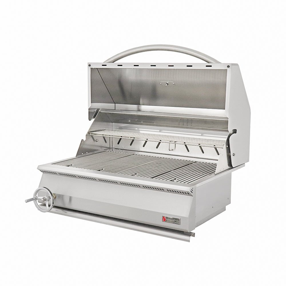 32" Premier Built - In Charcoal Grill - RJCC32A - Charcoal Built - In Grill by Renaissance Cooking Systems | Buy at Agent BBQ