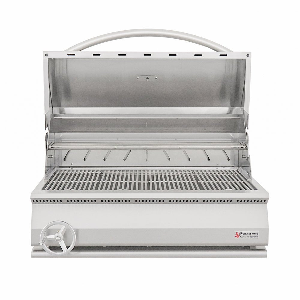 32" Premier Built - In Charcoal Grill - RJCC32A - Charcoal Built - In Grill by Renaissance Cooking Systems | Buy at Agent BBQ