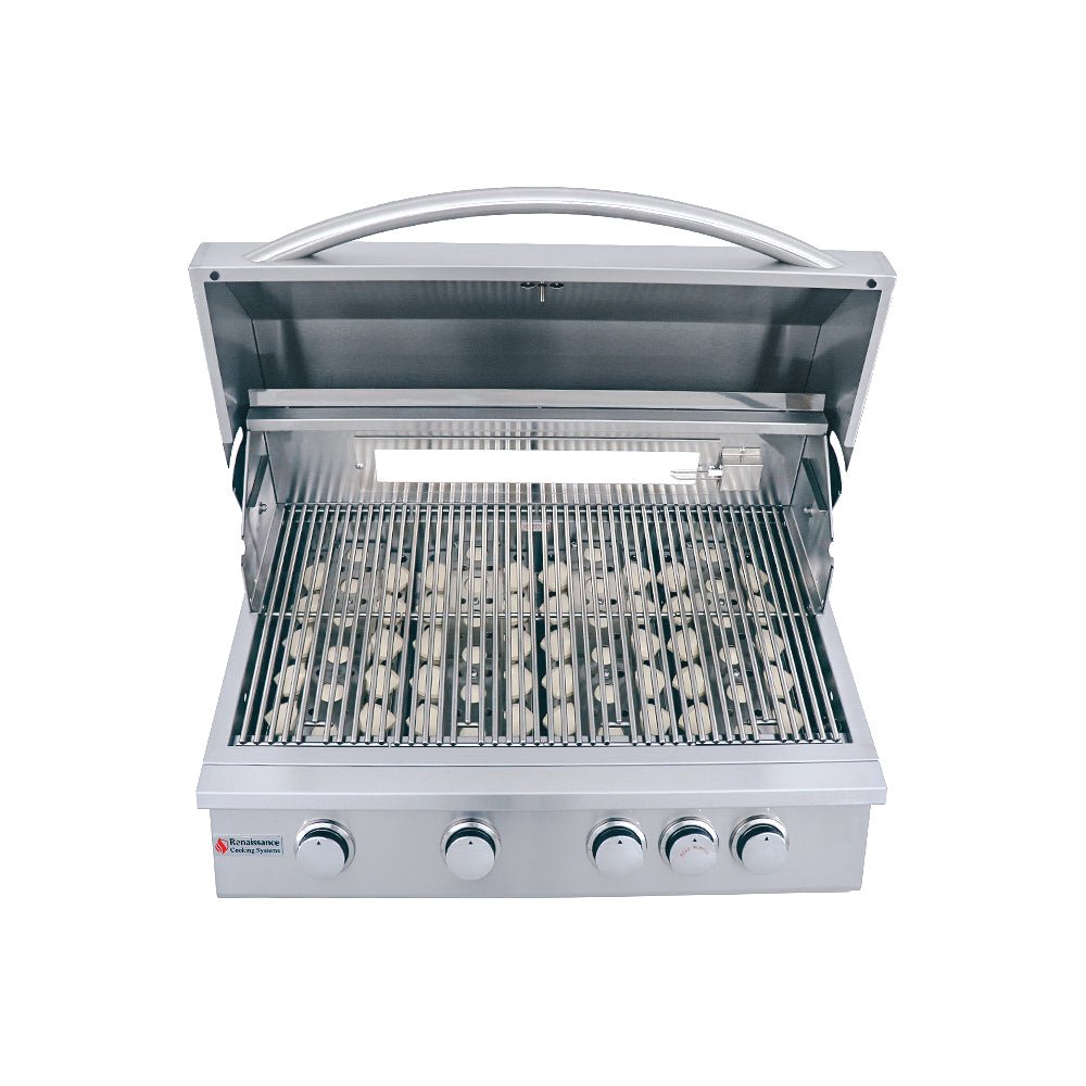 32" Premier Built - In Grill - RJC32A - Built - in Gas Grills by Renaissance Cooking Systems | Buy at Agent BBQ