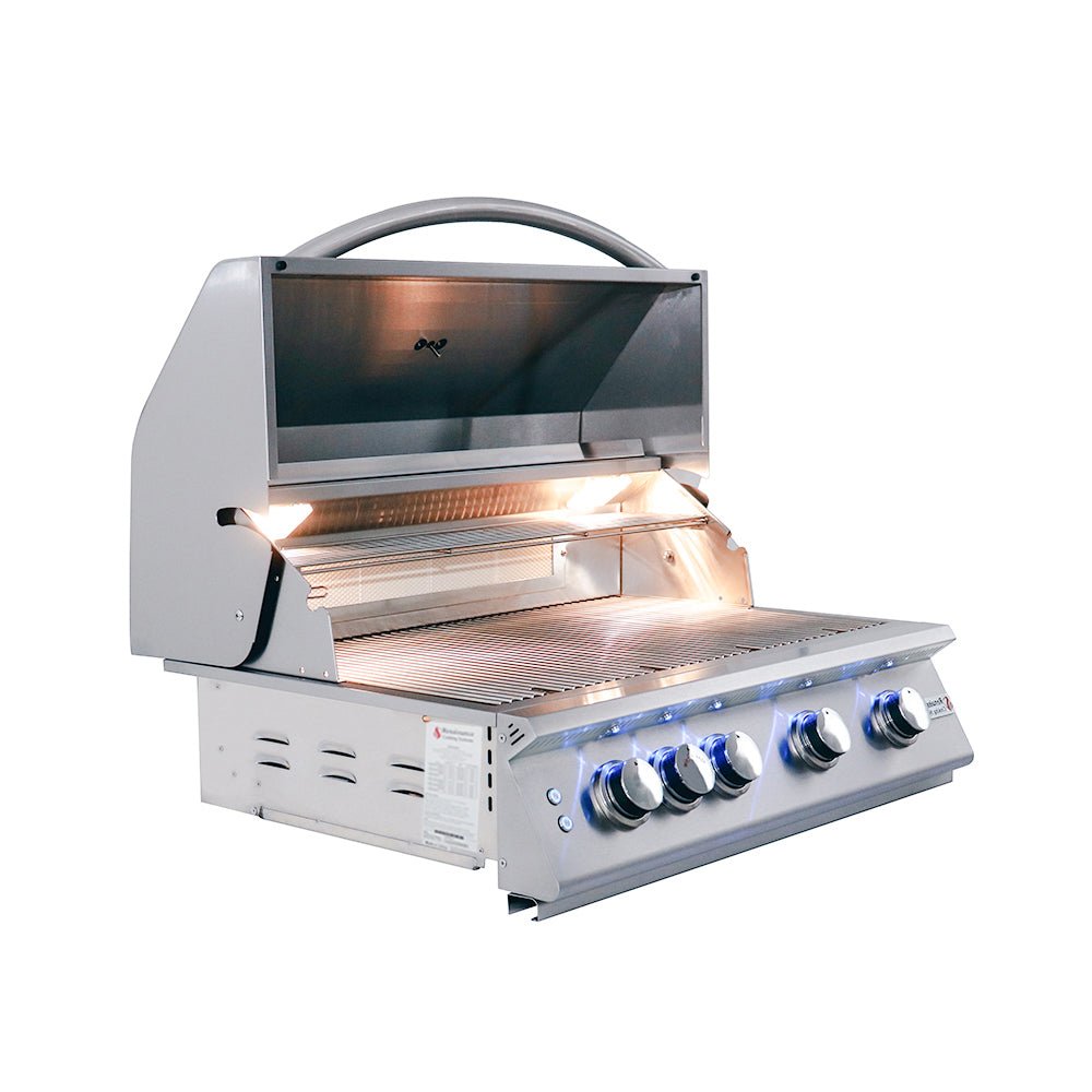 32" Premier Built - In Grill w/ LED Lights - RJC32AL - Built - in Gas Grills by Renaissance Cooking Systems | Buy at Agent BBQ