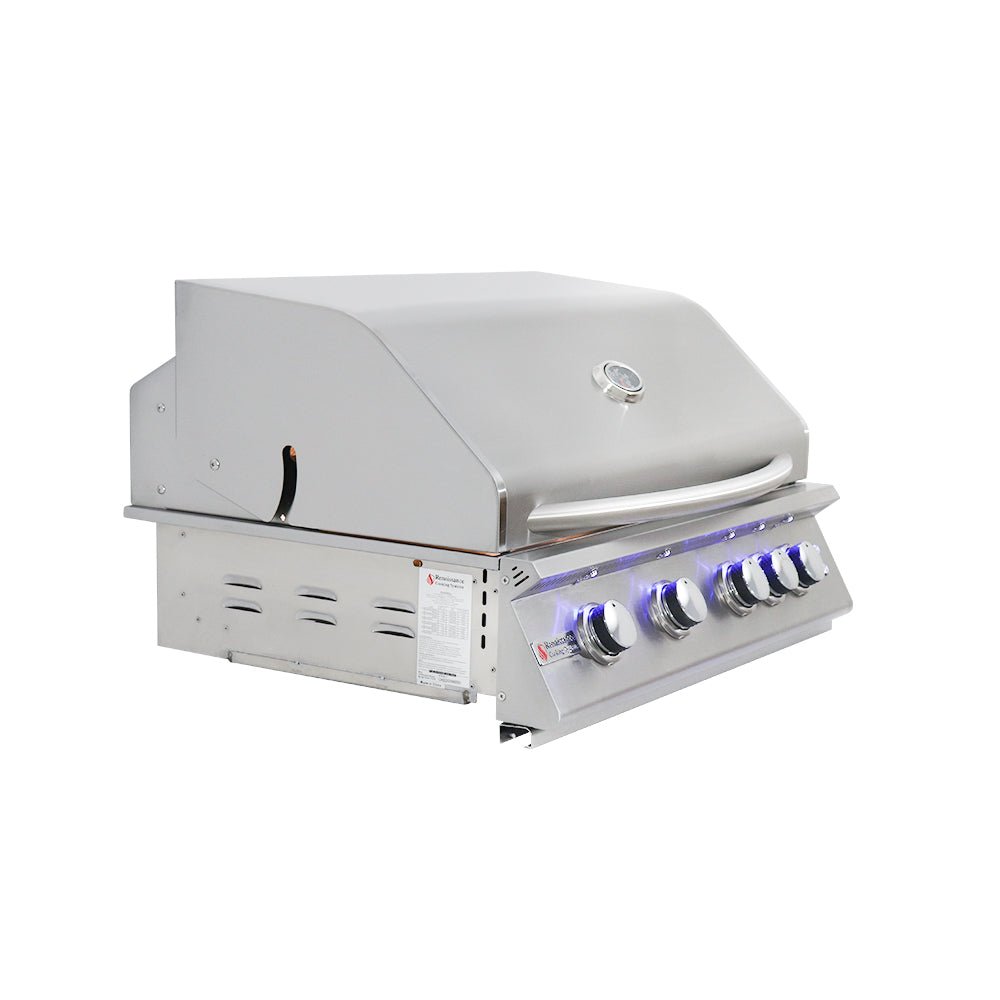 32" Premier Built - In Grill w/ LED Lights - RJC32AL - Built - in Gas Grills by Renaissance Cooking Systems | Buy at Agent BBQ