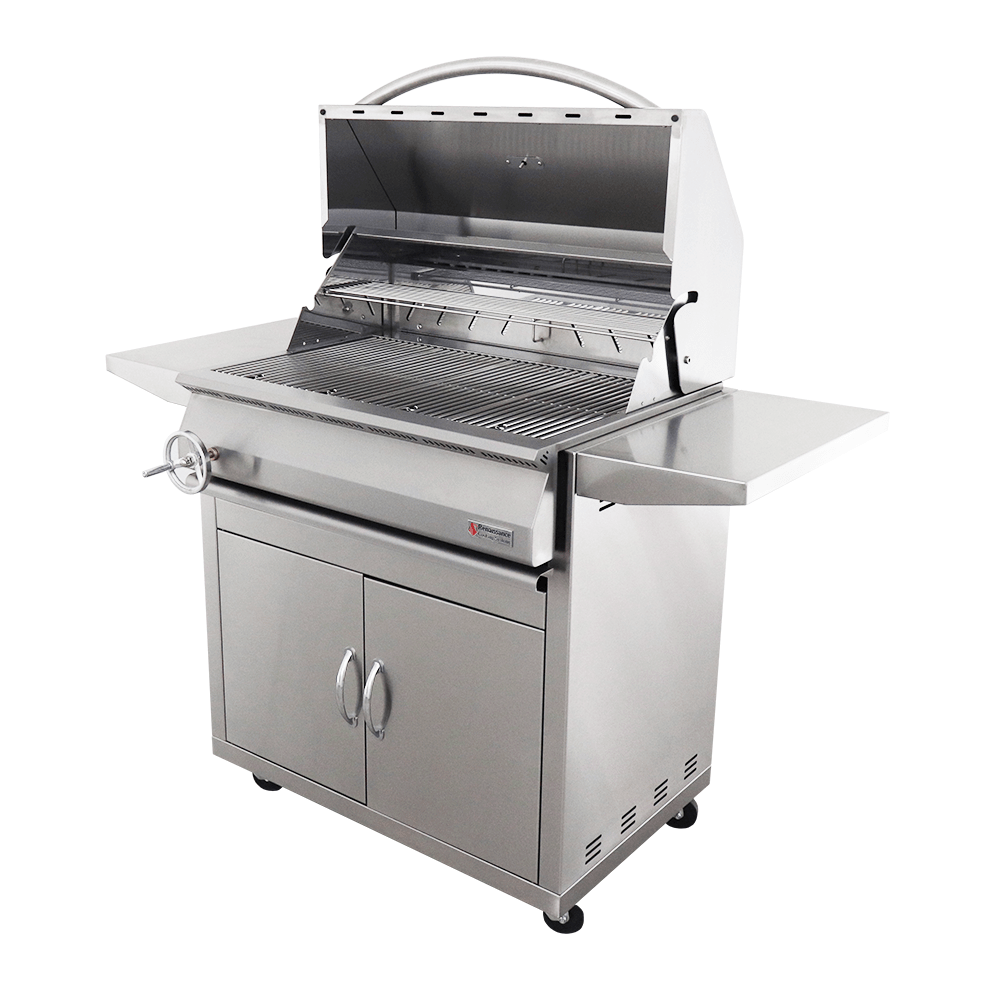 32" Premier Freestanding Charcoal Grill - RJCC32A CK - Charcoal Portable Grills by Renaissance Cooking Systems | Buy at Agent BBQ