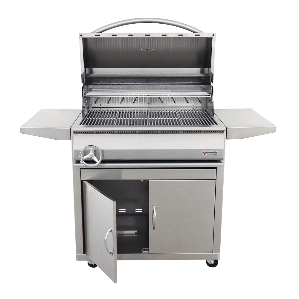 32" Premier Freestanding Charcoal Grill - RJCC32A CK - Charcoal Portable Grills by Renaissance Cooking Systems | Buy at Agent BBQ