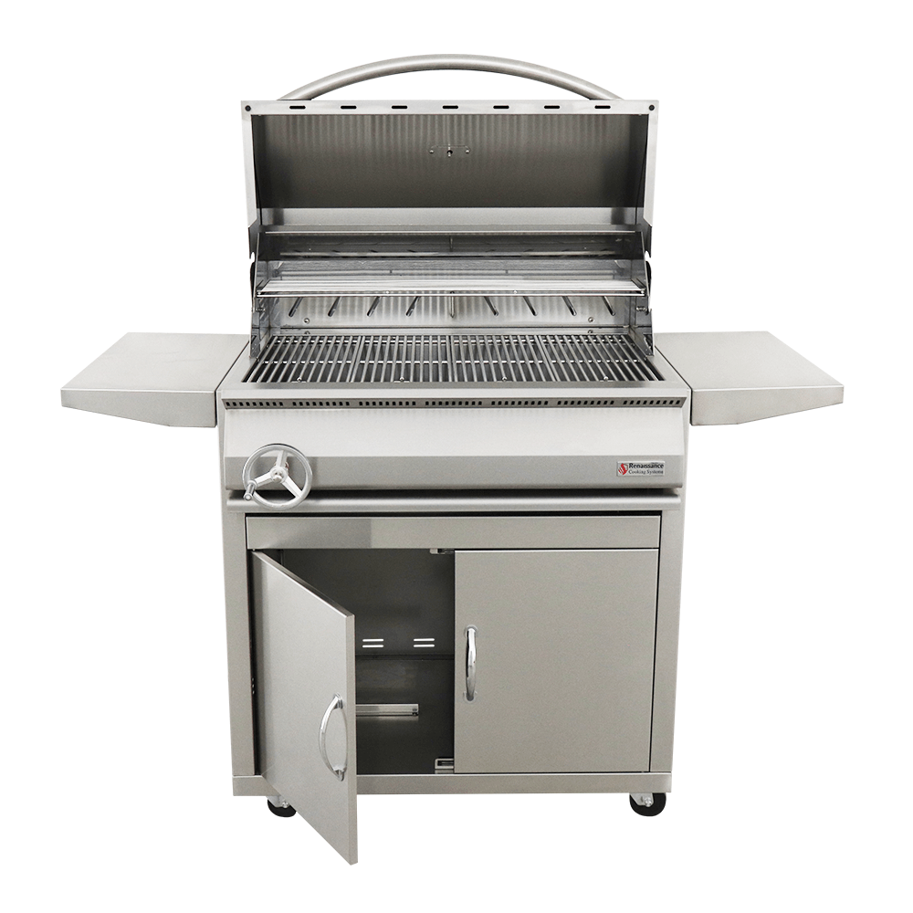 32" Premier Freestanding Charcoal Grill - RJCC32A CK - Charcoal Portable Grills by Renaissance Cooking Systems | Buy at Agent BBQ